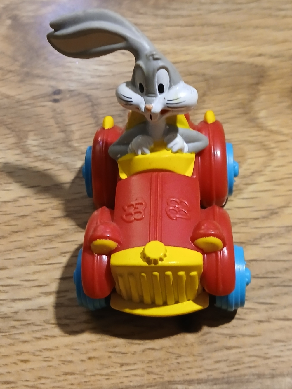 Bugs Bunny Red & Yellow Pull-Back Toy Car